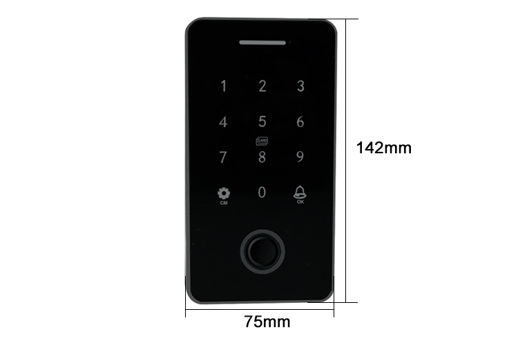 Waterproof Bluetooth Fingerprint Password Access Control System
