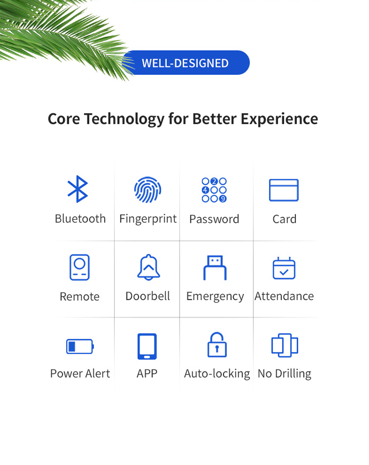 Swing Glass Door Lock
