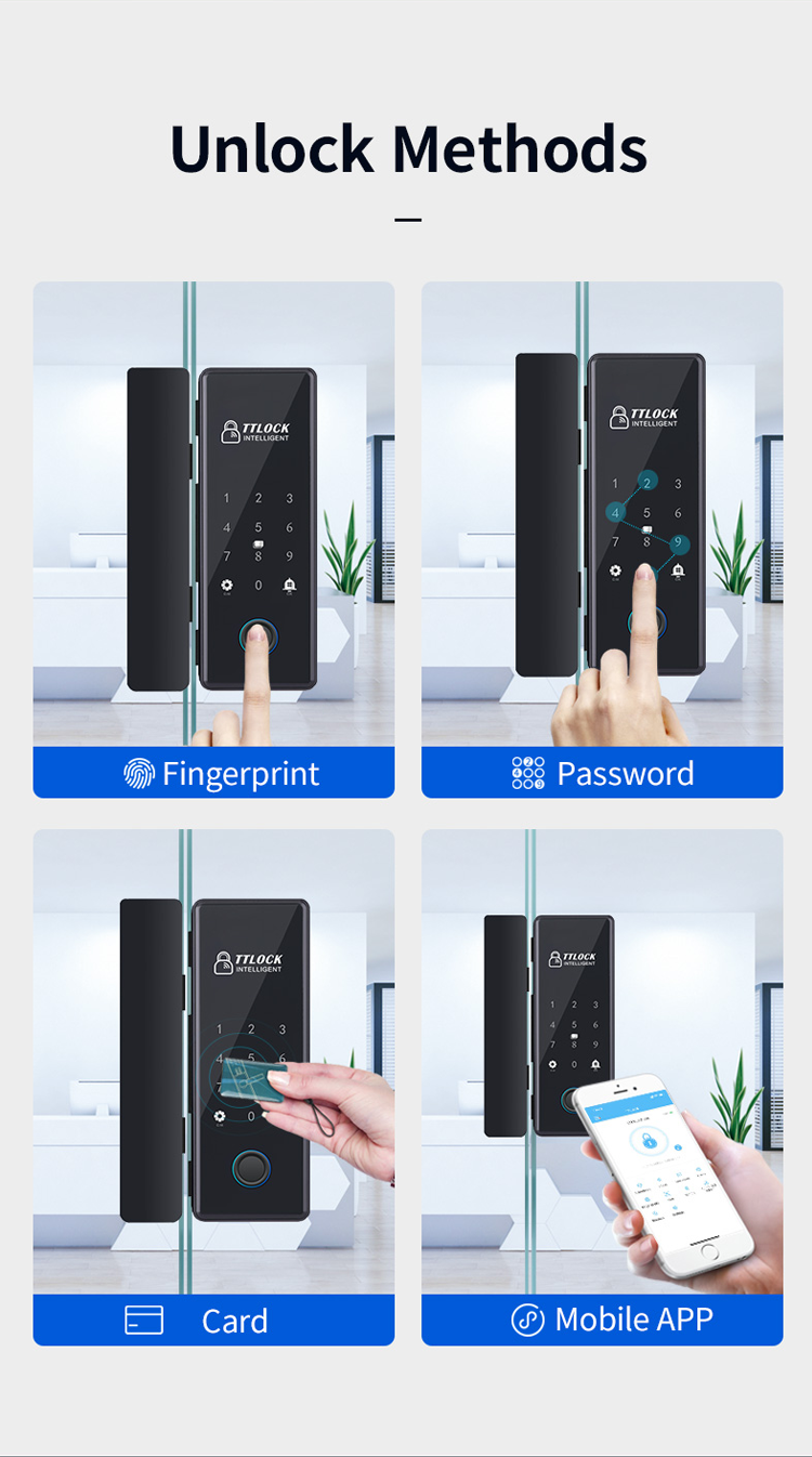 Swing Glass Door Lock