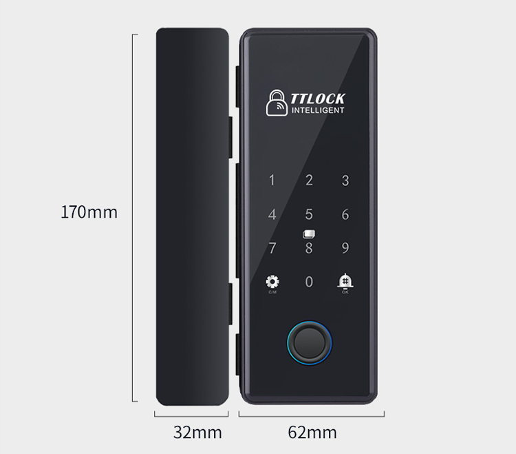 TTlock Glass Door Lock 