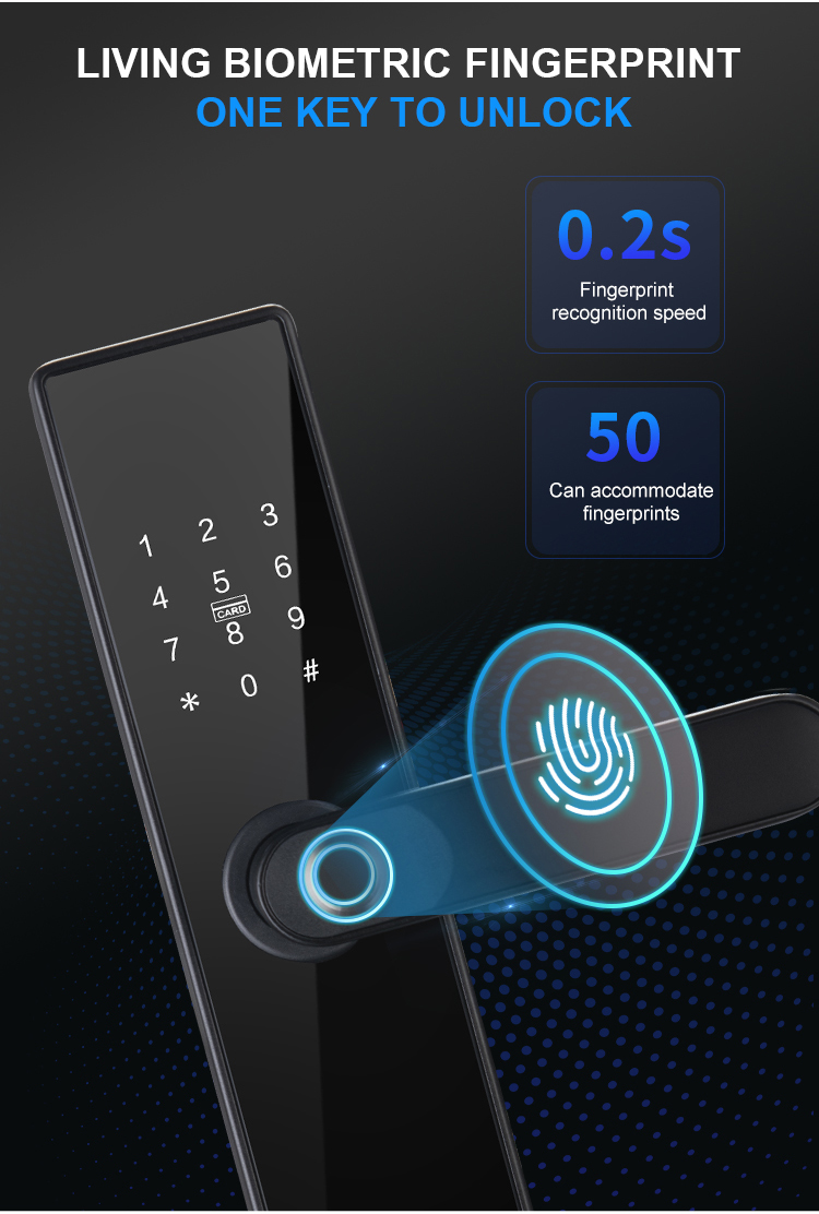 digital tuya smart door lock
