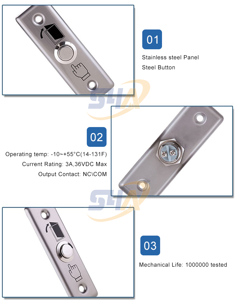 No Touch Exit Button