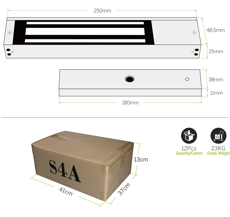 Double Swing Door Magnetic Lock Double Swing Door Magnetic Lock