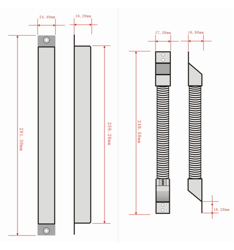 OEM Manufacturer Flexible Armored Door Loop Wire Protector S4A Access
