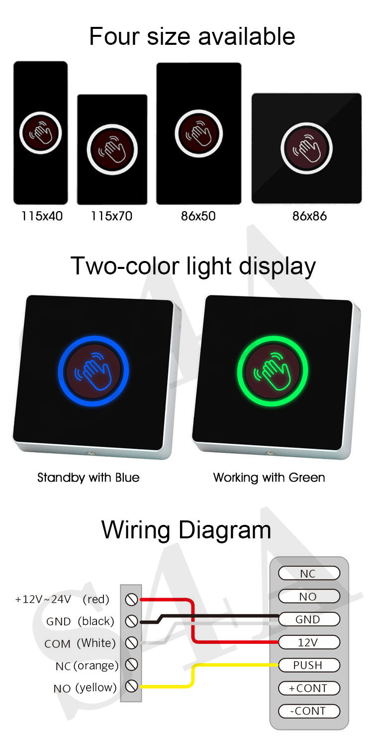 Tuya WiFi door open button