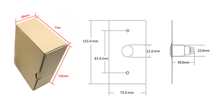 Waterproof Exit Button