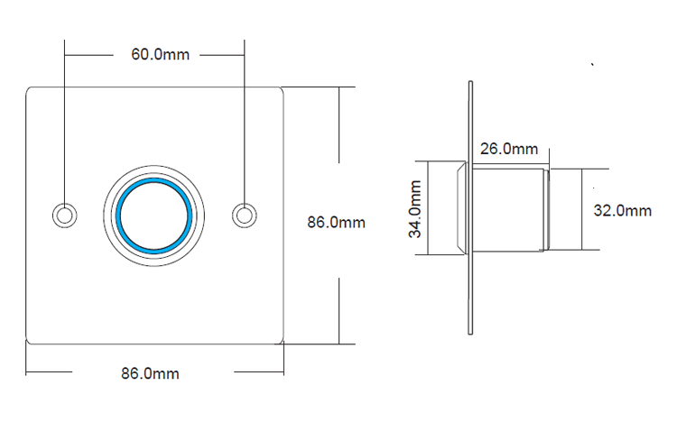 hand-wave door exit buttons