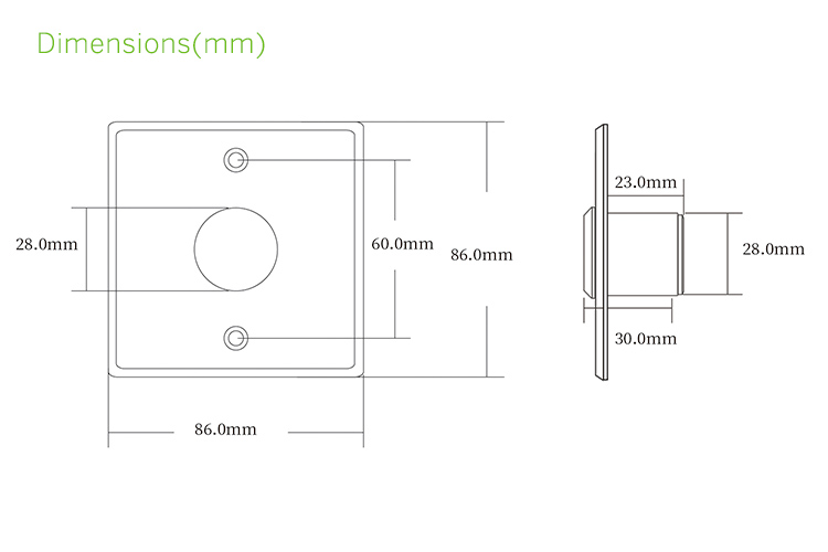 touchless door release push button touchless door release push button