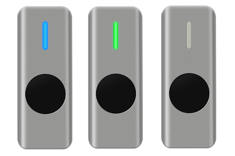 Zinc Alloy Touchless Infrared Exit Button