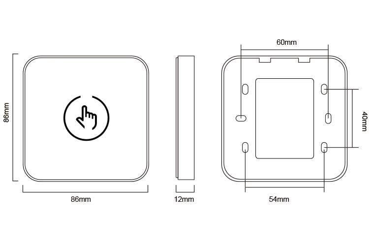 Door Exit Release Button