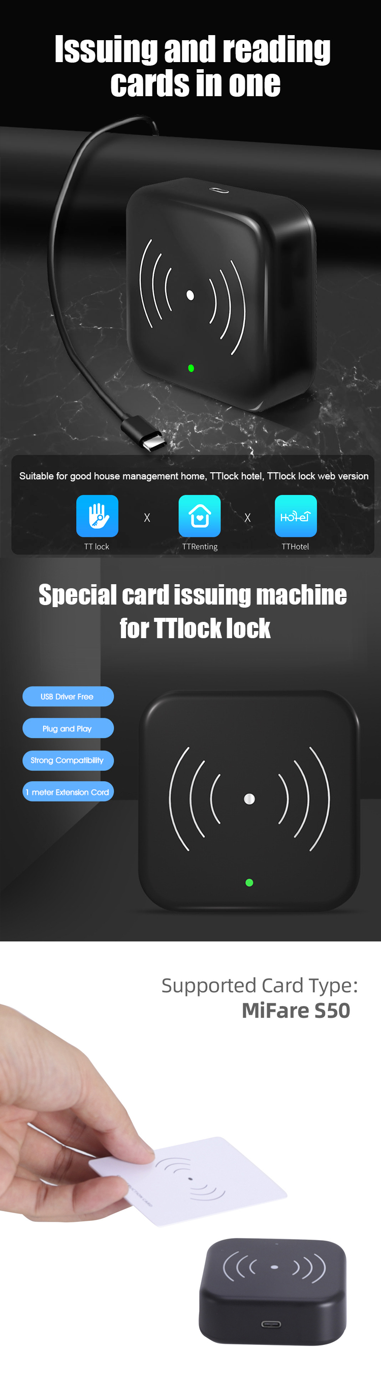 TTLock Card Reader Encoder