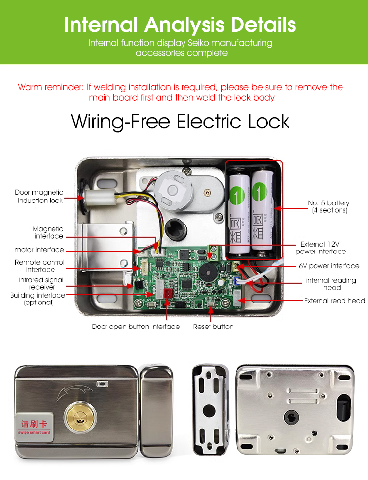 Electric RIM door Lock