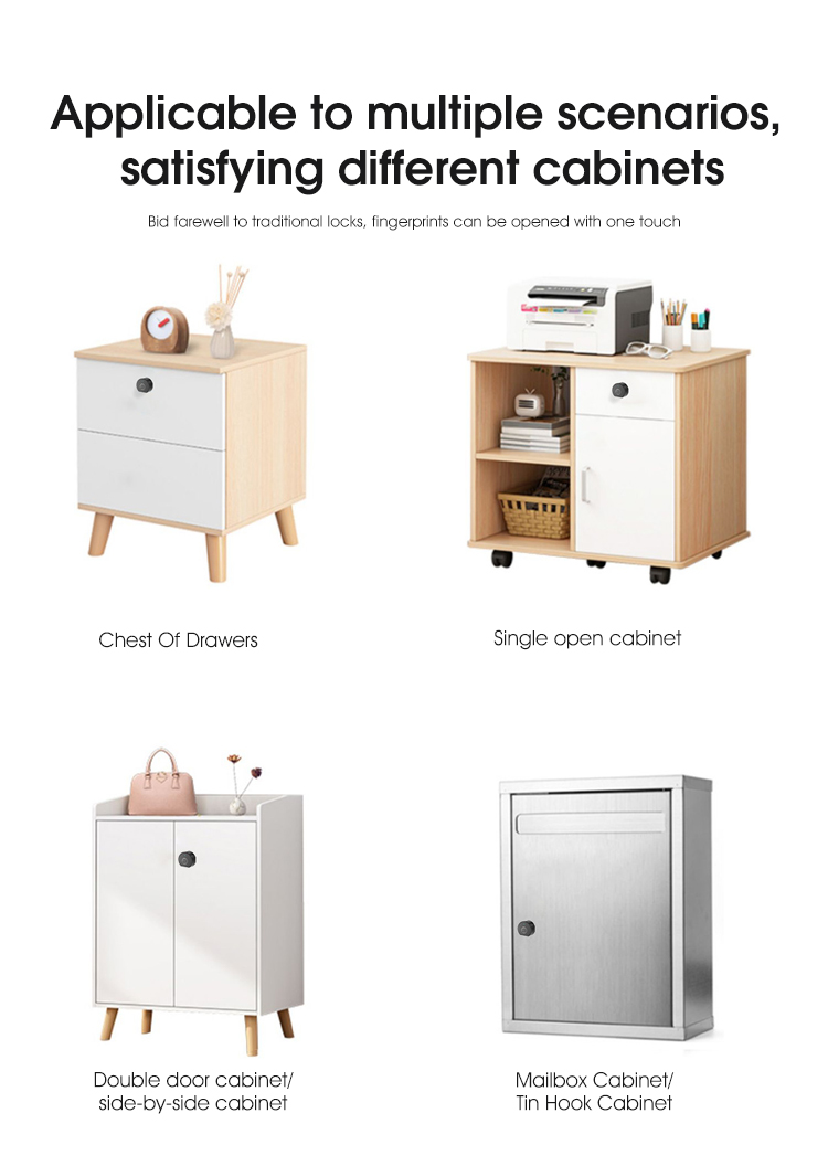 Fingerprint drawer lock