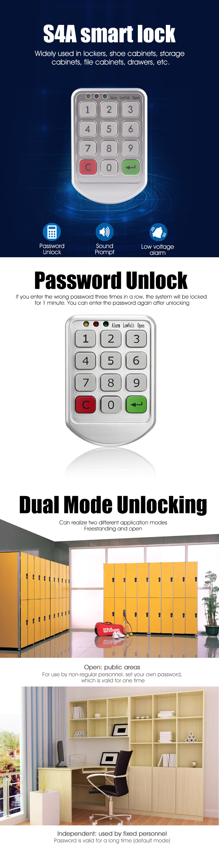 RFID Card Cabinet lock