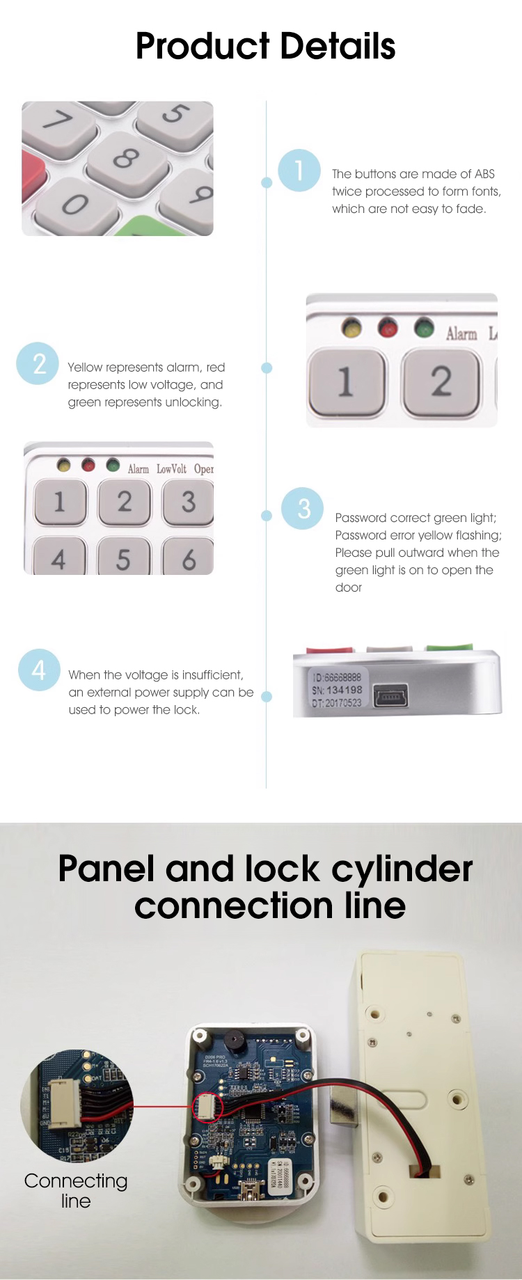 RFID Card Cabinet lock