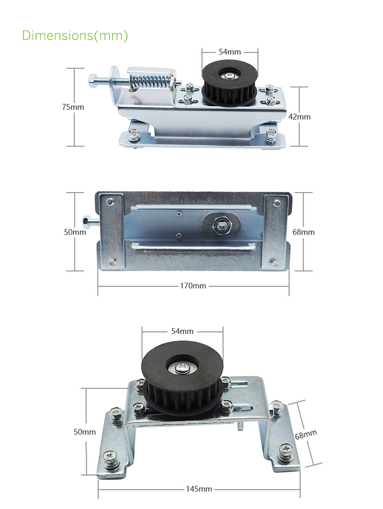 Automatic door tail wheel lock 