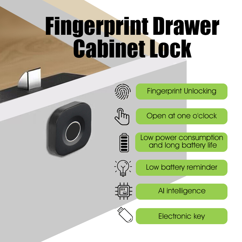  Finger Print Drawer Cabinet Lock