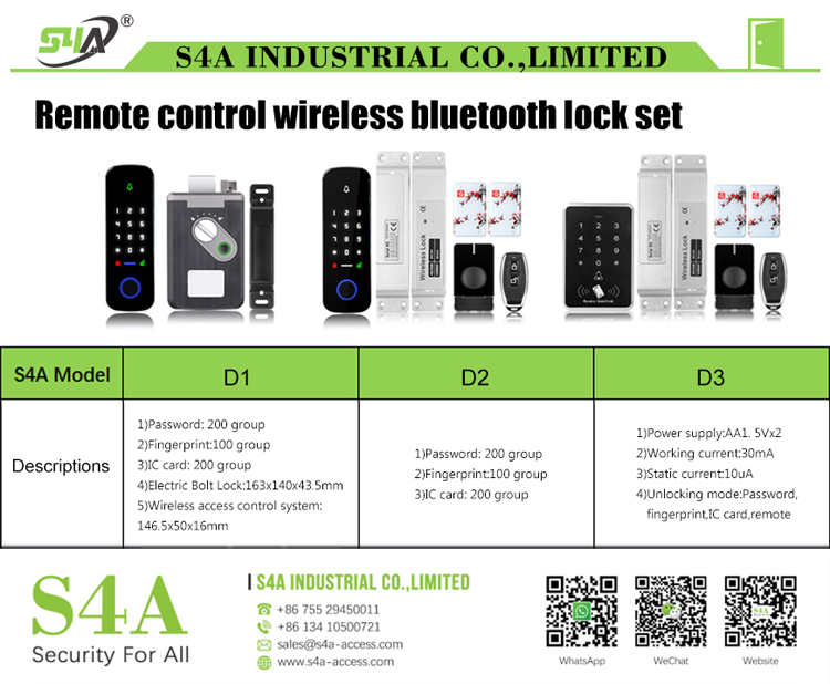 RFID Wireless Door Lock Kit