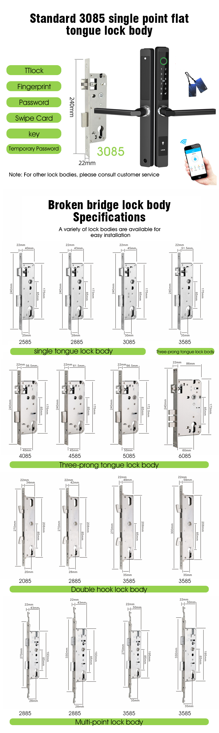 Sliding Door Smart Lock
