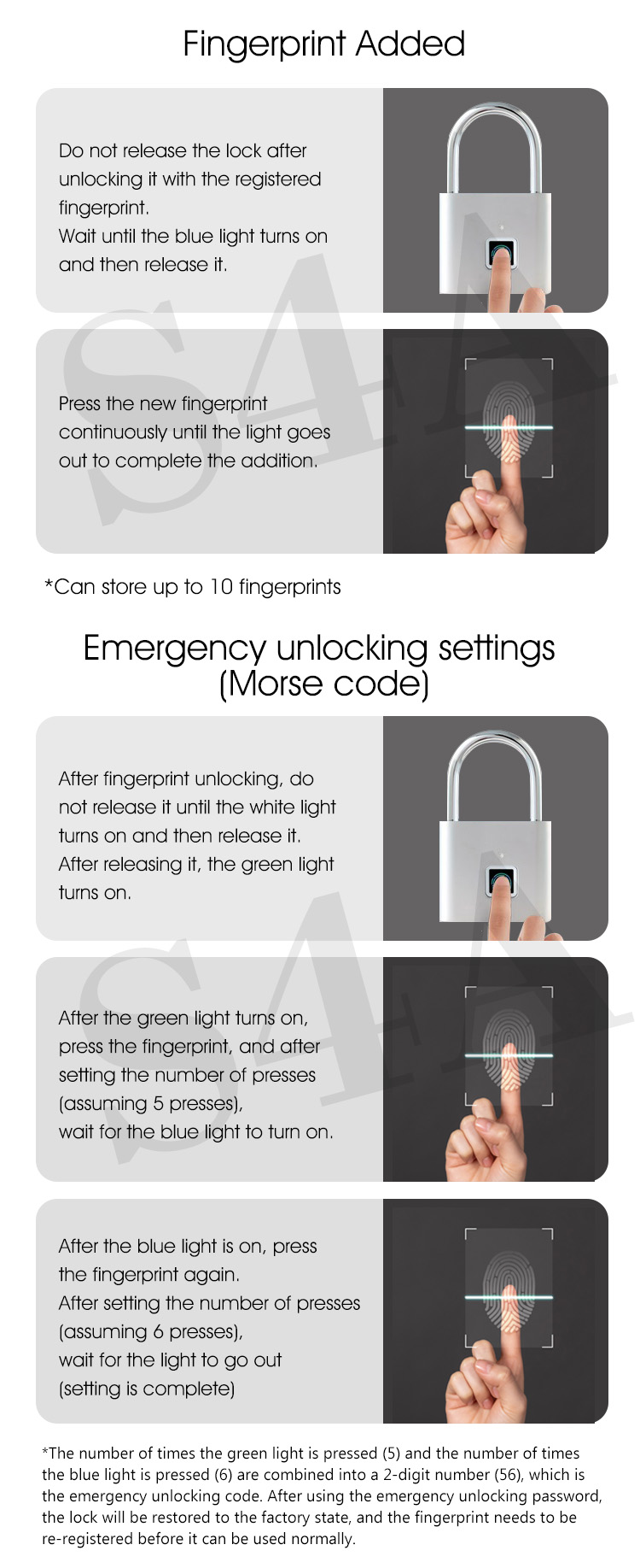  Keyless Padlock