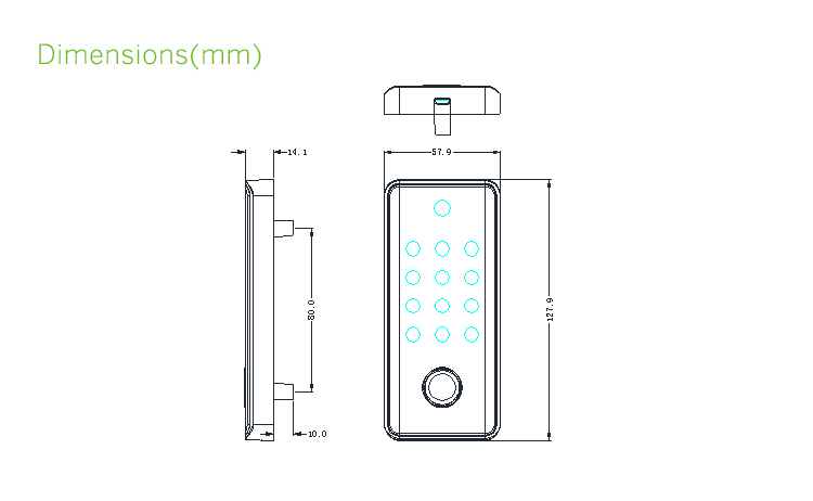 fingerprint drawer locker
