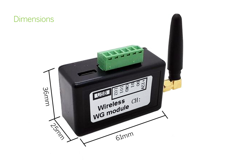 Wireless Wiegand Interface Module Wireless Wiegand Interface Module