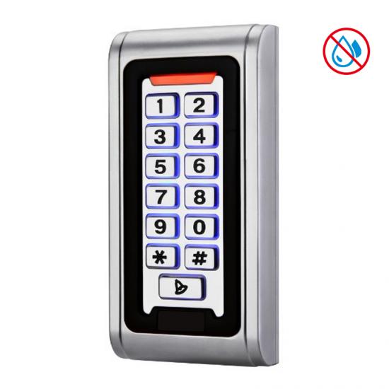 Keypad Access Control Metal Waterproof Rfid Door Lock Card Reader Password Touch 