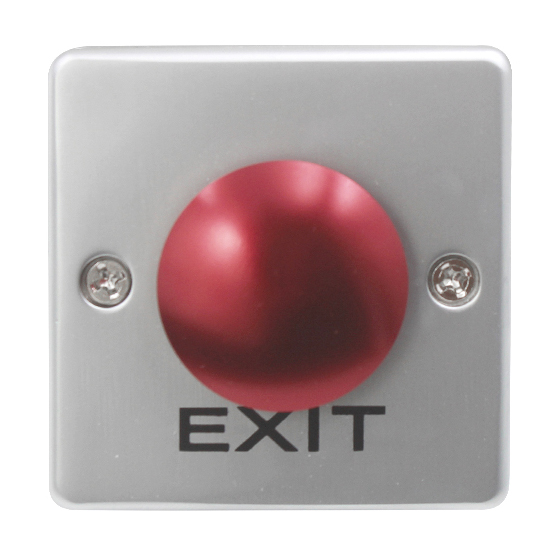 UHPPOTE Zinc Alloy Exit Button - Flush Mount Push To Exit For Access Control