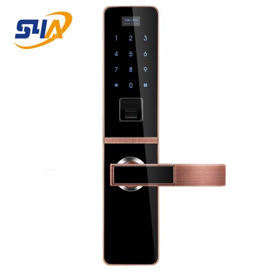 Smart Biometric Fingerprint Door Lock 304 Stainless Steel Built In USB