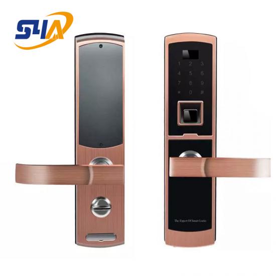 Smart Biometric Fingerprint Door Lock 304 Stainless Steel Built In USB