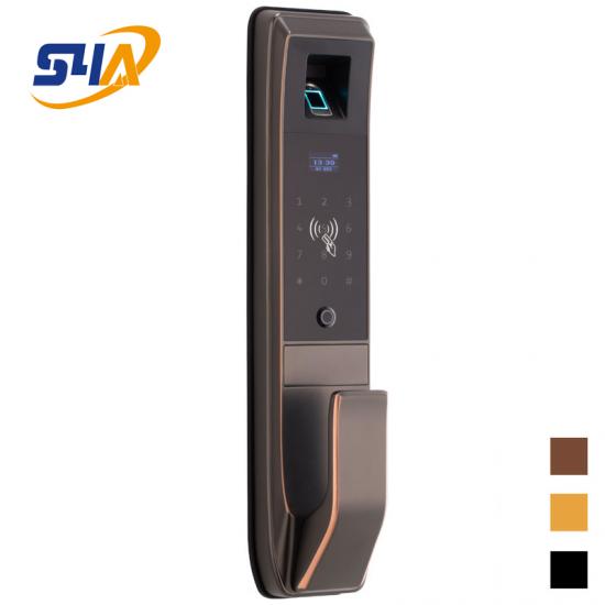 Fingerprint Door Lock System Built In 9V USB Emergency Power