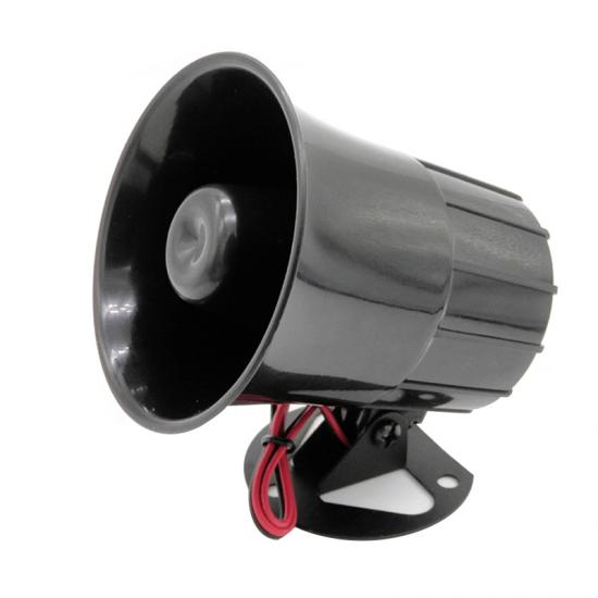 Round shape 12V flash light siren with 110db sound pressure