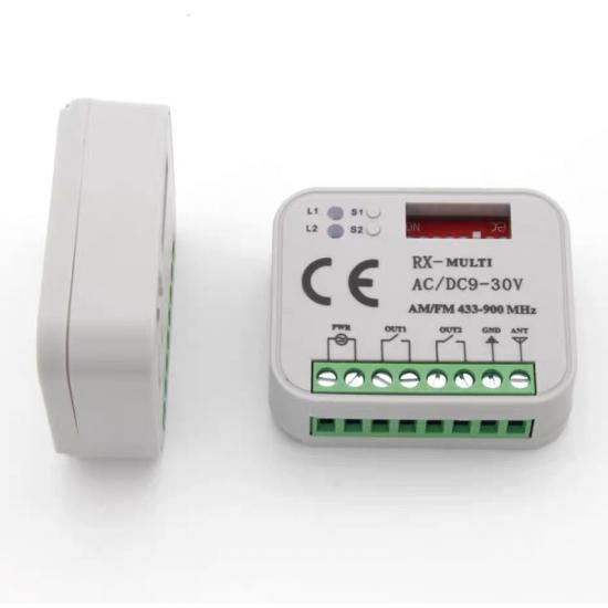 Boerunid Funkfernsteuerung 300-900MHz - 2 Fernbedienungen Mit Empfänger