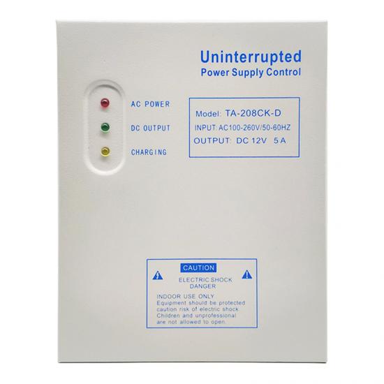 OEM Manufacturer Access Control Power Supply 12v 5a With Ups With Led