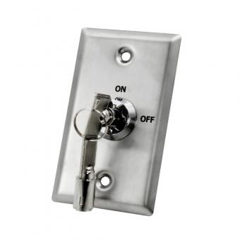 thumbnail image 2 of Uxcell Key Switch Lock - On/Off SPST For Access Control Exit Door Release, With 2 Keys 2 of 5