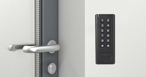 How does the RFID security access control system work?