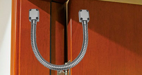 Armored door ring function features