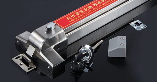 ​What products should be equipped when the Emergency Exit Electronic Push Rod needs to be selected to achieve a remote linkage alarm?