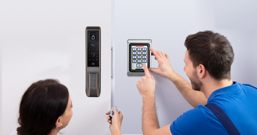 Installation of access control equipment