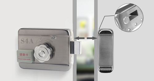 Electric lock installation