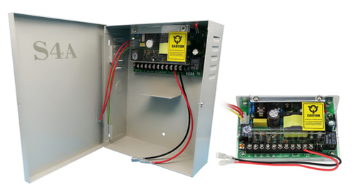 What is the function of the access control power supply?