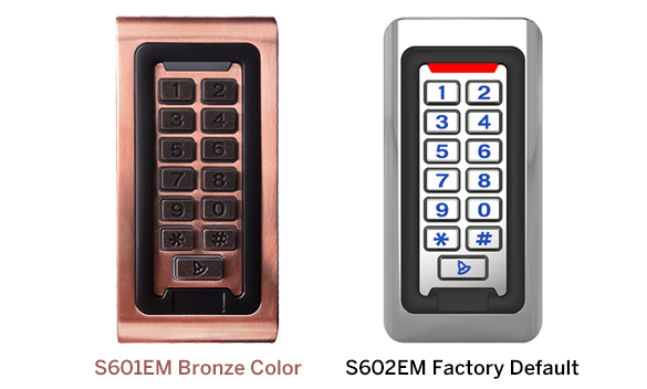 210pcs S601EM Keypad Access Control with Bronze color in access control systems