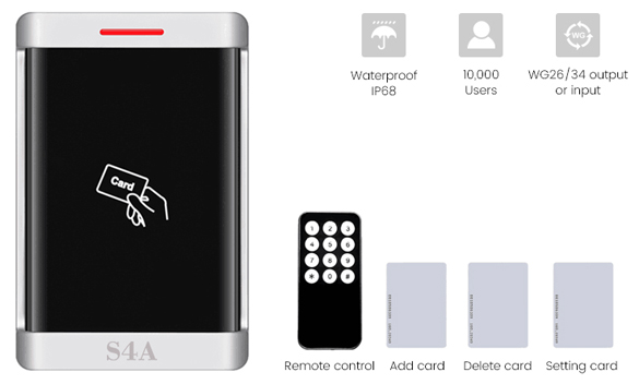 New Release-Rfid Standalone Access Control with Remote Control to program users