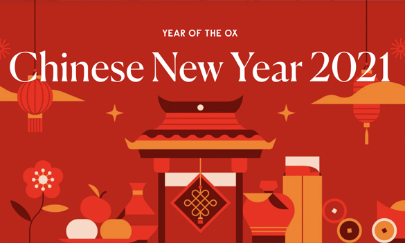 Holiday Notice of New Year in 2021