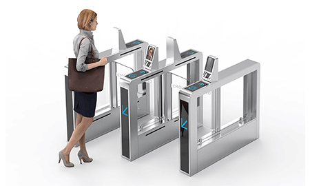 Dynamic Face recognition access control with turnstile systems