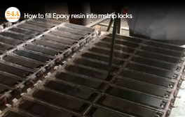 How to fill Epoxy resin into mstrip locks