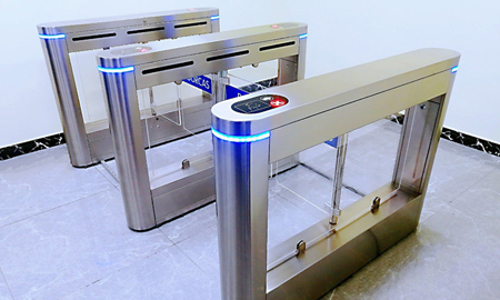 Access Control systems with Pedestrian turnstile gate application