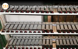 Electric Dropbolt lock quality testing